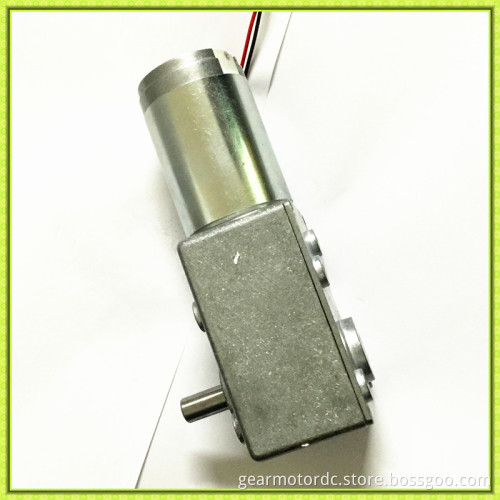 8mm shaft self-lock high torque Low speed 12vdc worm gear motor 24vdc